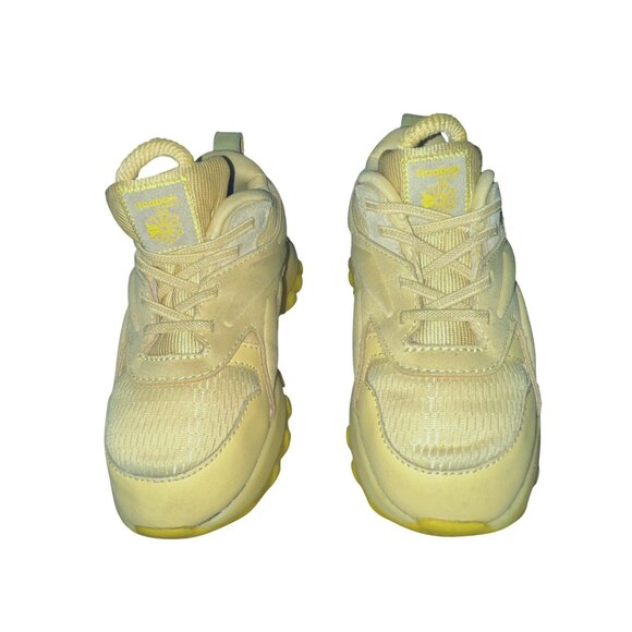 Reebok Cardi B X Classic Leather V2 Toddler Weathered Yellow 2022 Size 10 - Picture 3 of 8